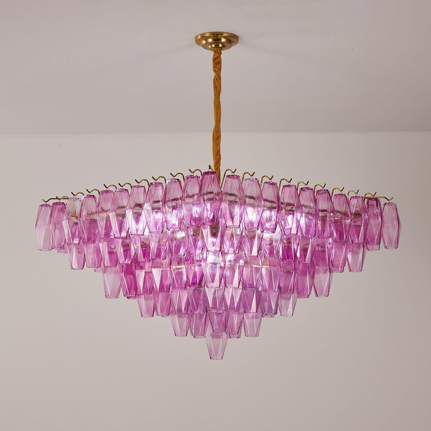 Murano Poliedri Prism Empire Chandelier