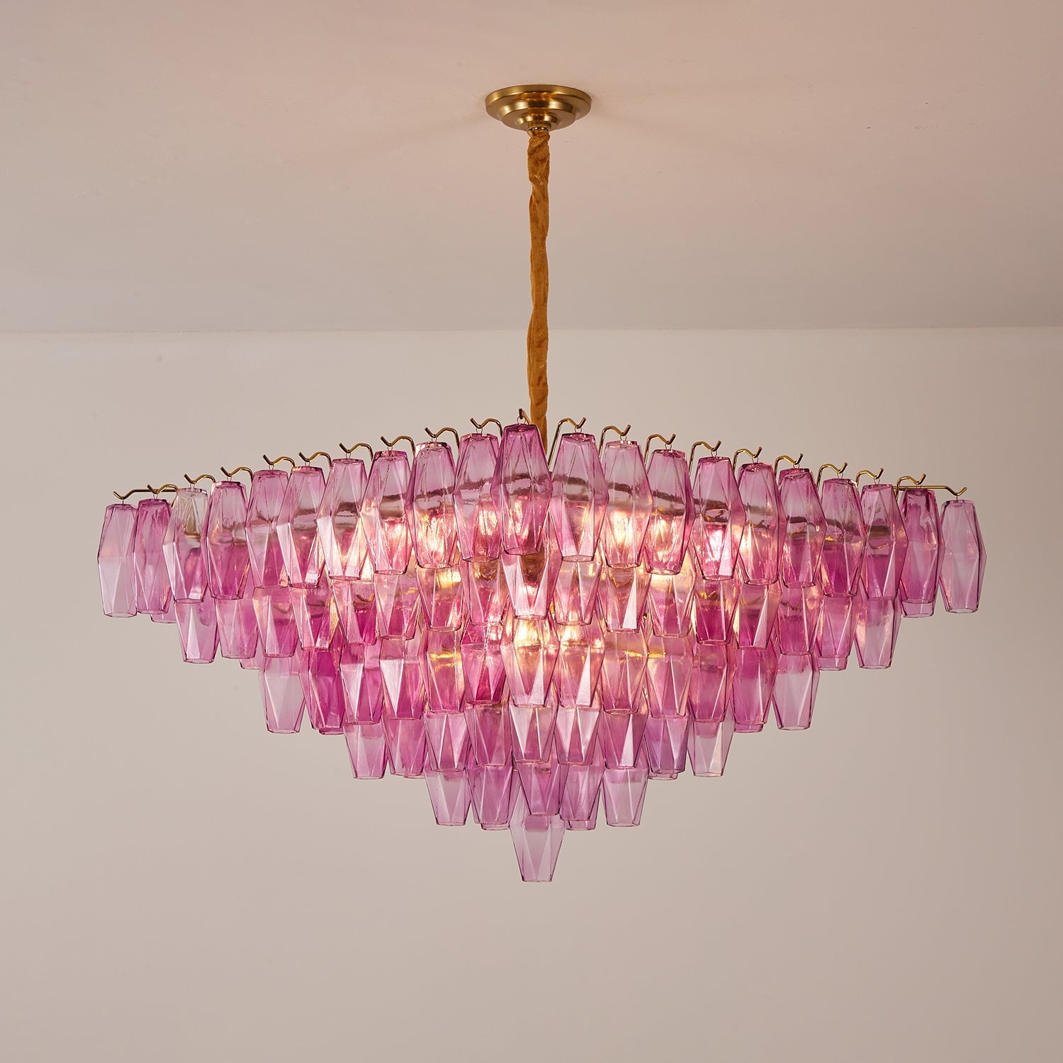 Murano Poliedri Prism Empire Chandelier