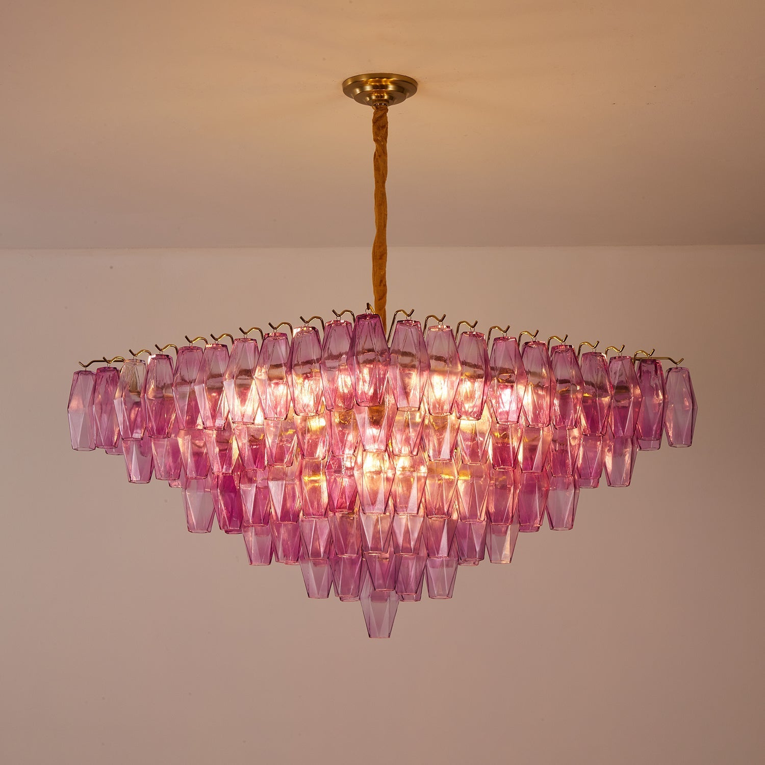 Murano Poliedri Prism Empire Chandelier