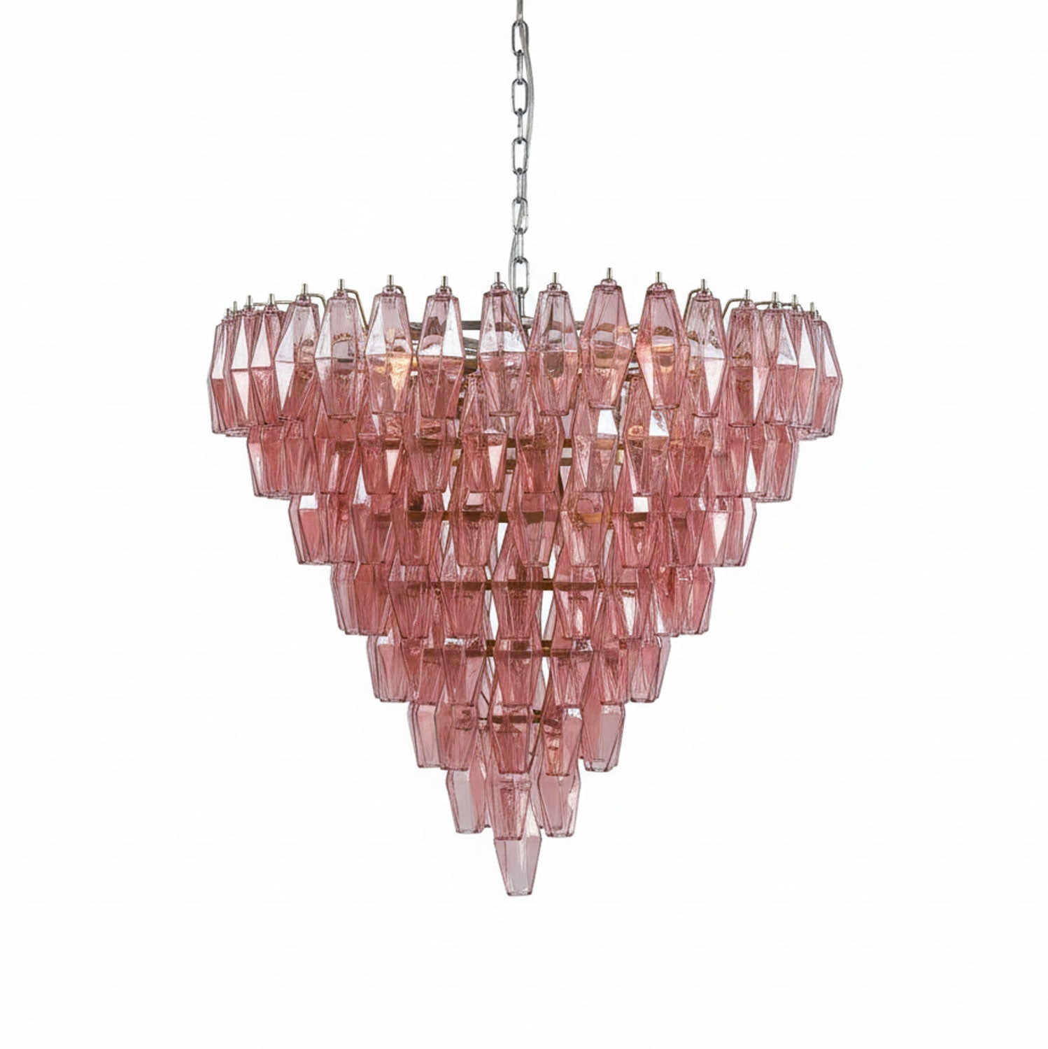 Asti Glass Chandelier Glass lighting by Bling Lighting Studio