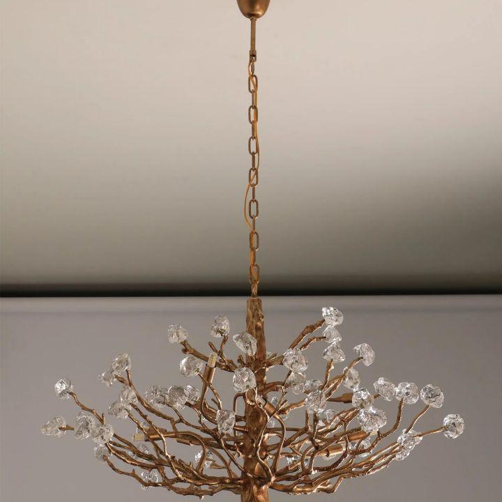 Noda Crystal Branch Chandelier by Bling Lighting Studio