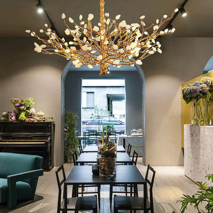 Noda Crystal Branch Chandelier by Bling Lighting Studio