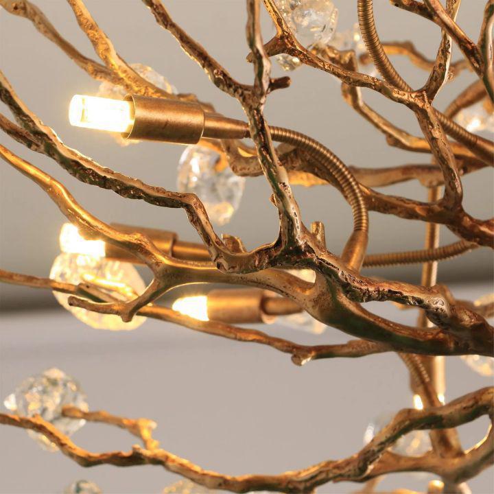 Noda Crystal Branch Chandelier by Bling Lighting Studio
