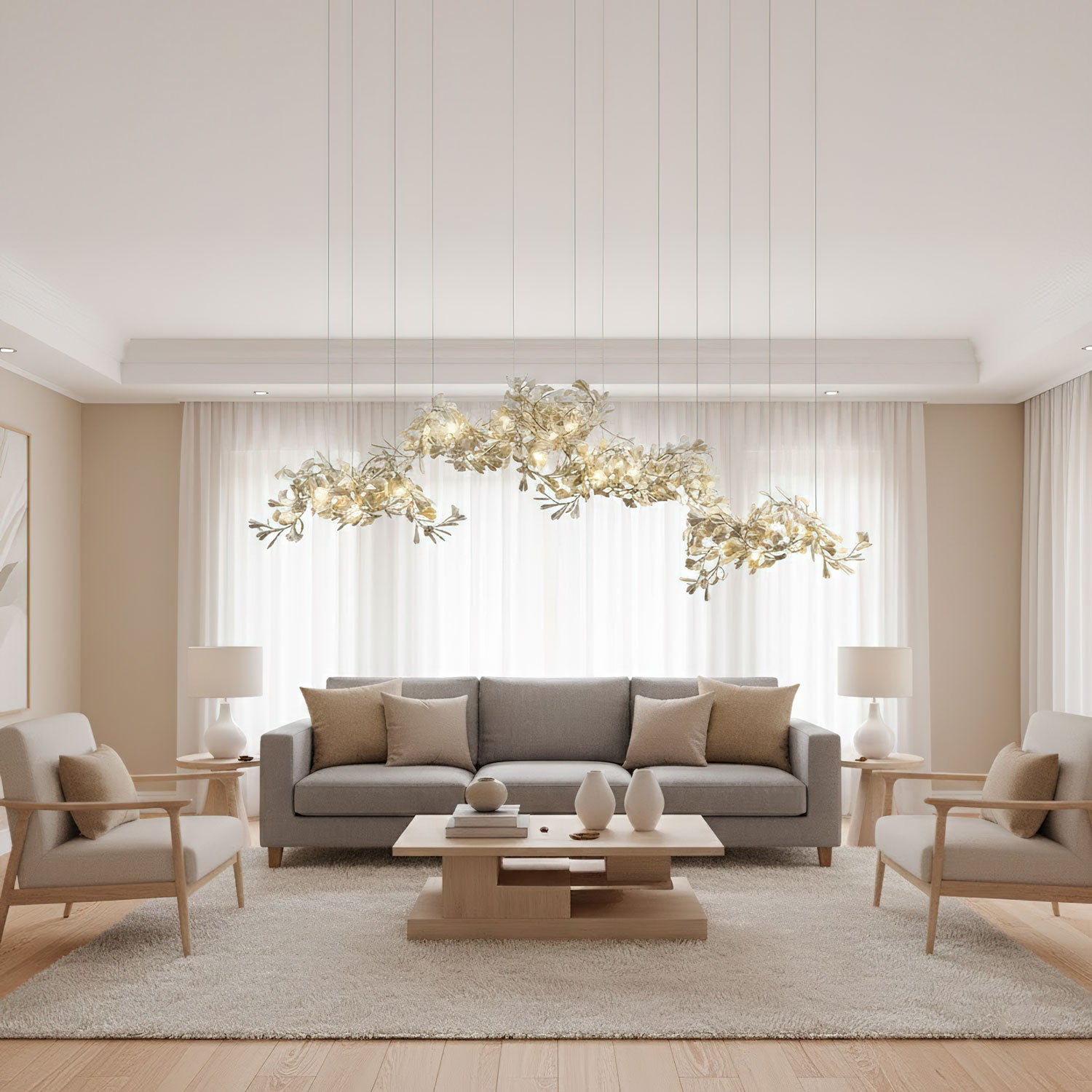 Gingko Chandelier C