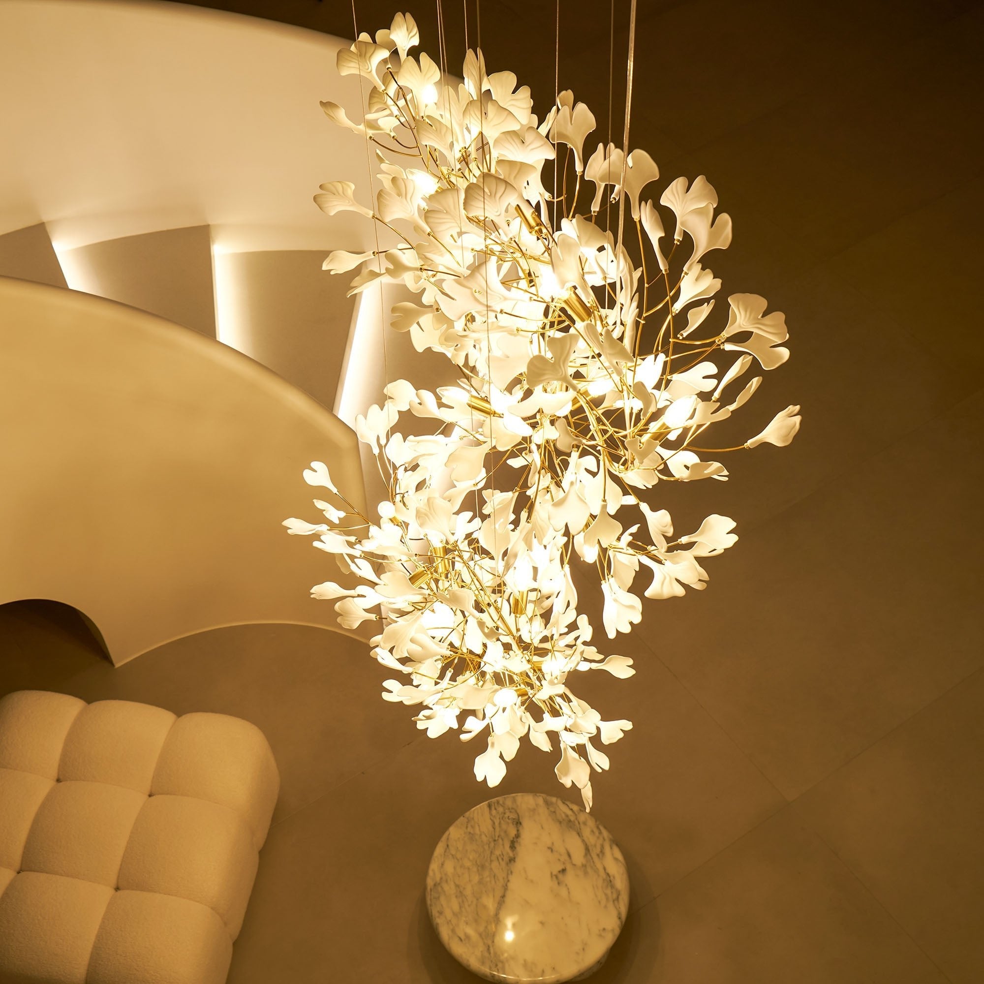 Gingko Chandelier F