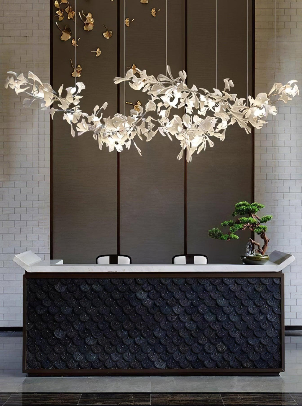 Two-Tier Botanical Chandelier product image