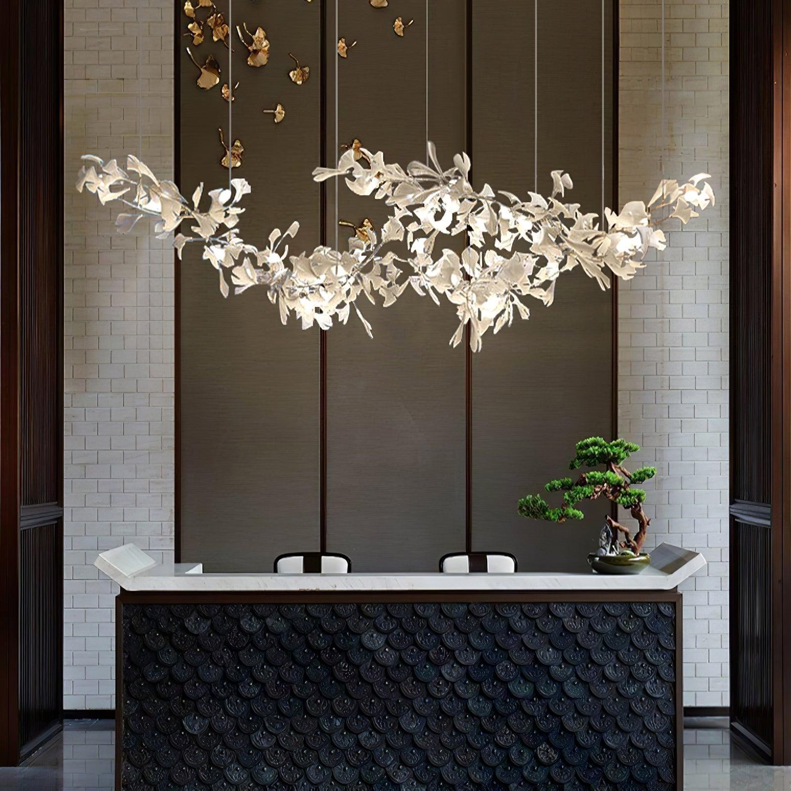 Two-Tier Botanical Chandelier product image