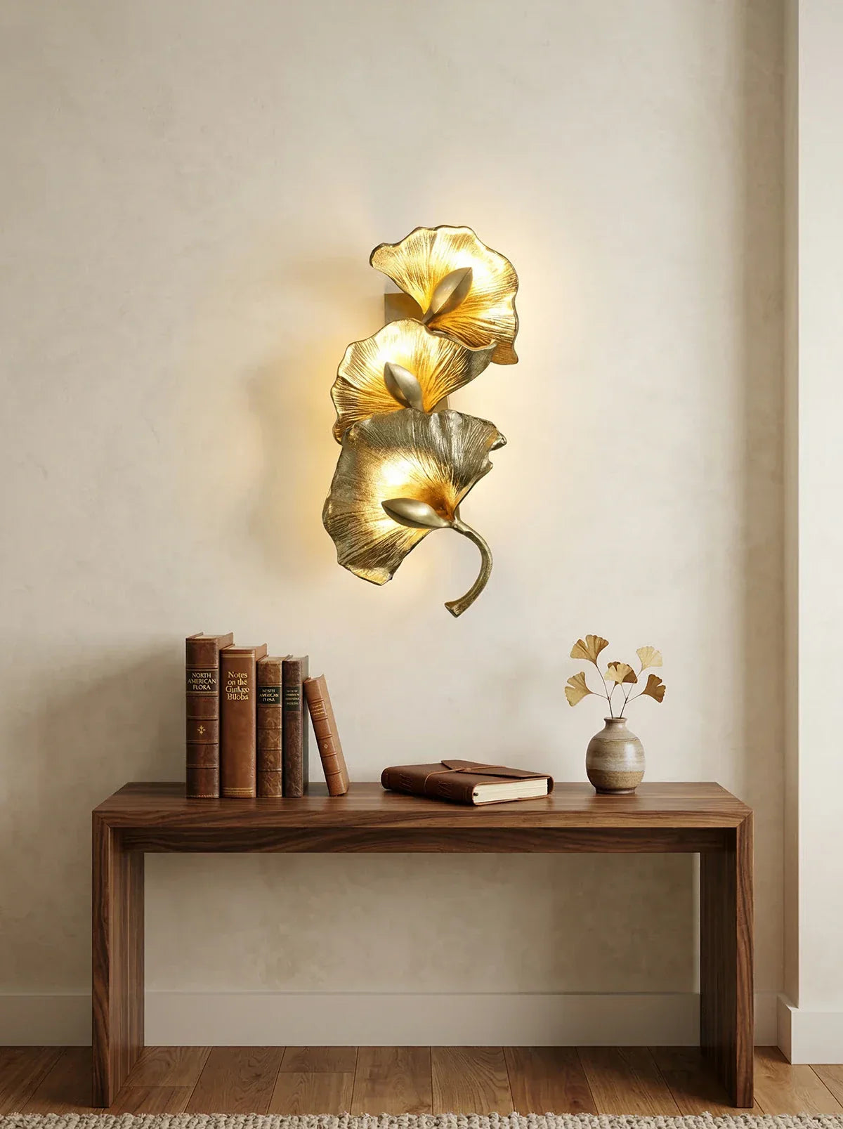 Ginkgo Leaf Branch Wall Lamp product image