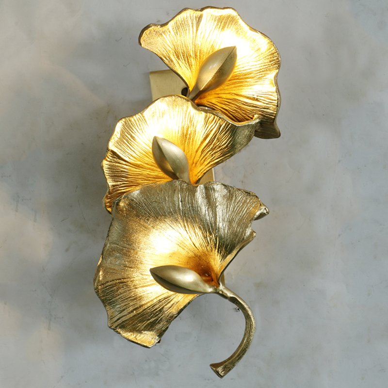 Ginkgo Leaf Branch Wall Lamp product image