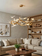 Glass Swallow Branch Chandelier additional product view
