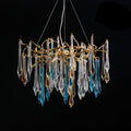 Gold Round Teardrop Branch Chandelier additional product view