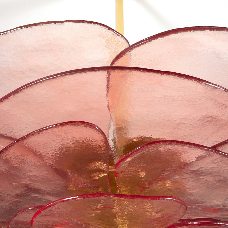 Petals Glass Chandelier Murano lighting by Bling Lighting Studio