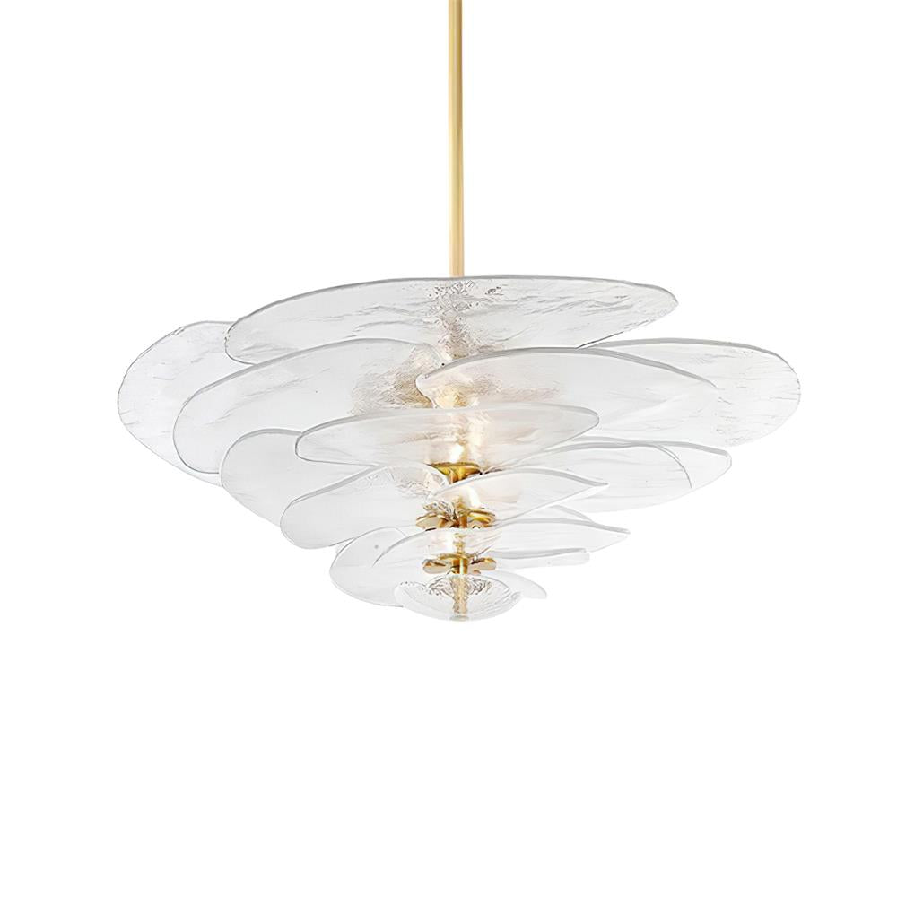 Petals Glass Chandelier Murano lighting by Bling Lighting Studio