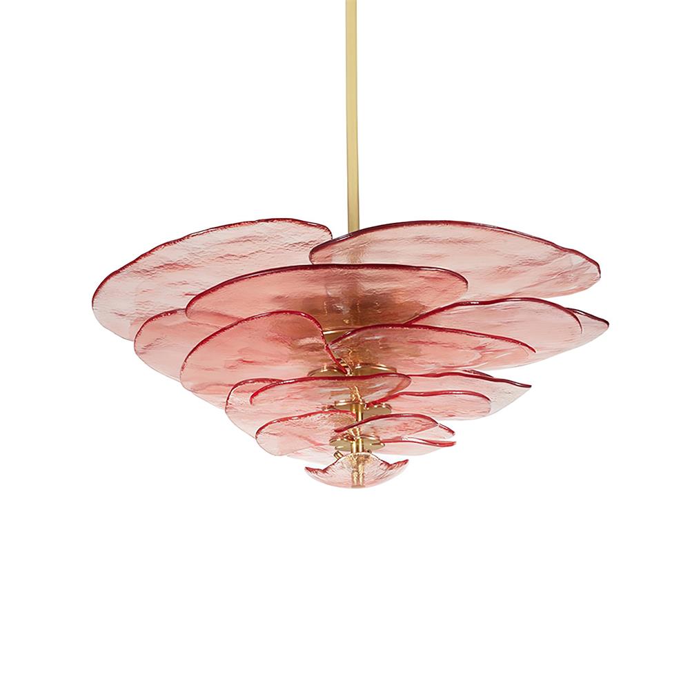 Petals Glass Chandelier Murano lighting by Bling Lighting Studio