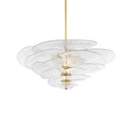 Petals Glass Chandelier Murano lighting by Bling Lighting Studio