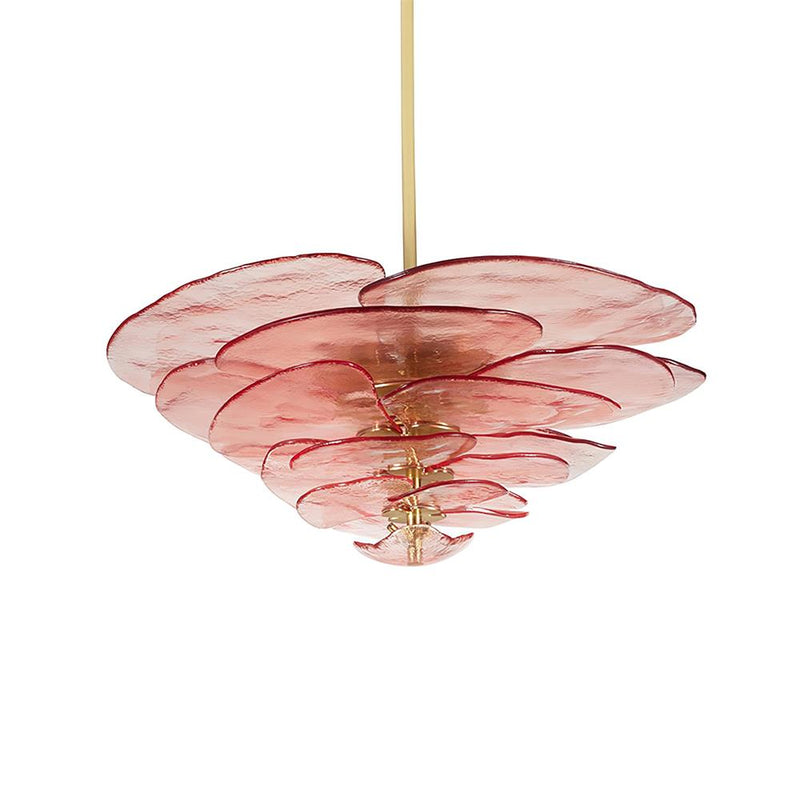 Petals Glass Chandelier Murano lighting by Bling Lighting Studio