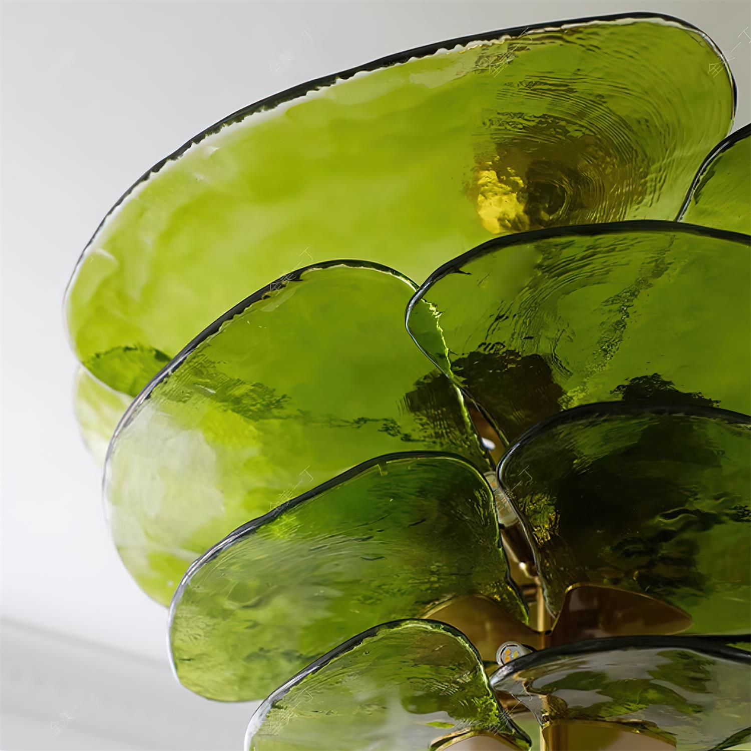 Petals Glass Chandelier Murano lighting by Bling Lighting Studio