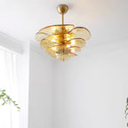 Petals Glass Chandelier Murano lighting by Bling Lighting Studio