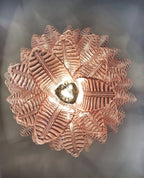 Gorgeous Murano Felci Pink Glass Chandelier product image