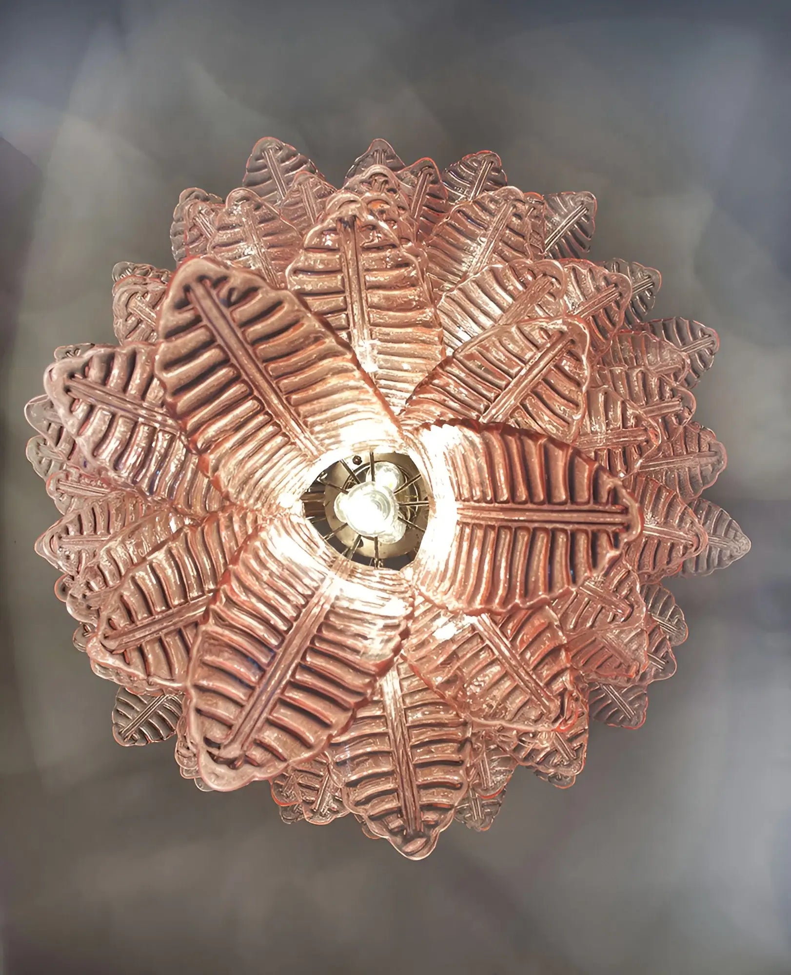 Gorgeous Murano Felci Pink Glass Chandelier product image