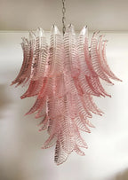 Gorgeous Murano Felci Pink Glass Chandelier product image