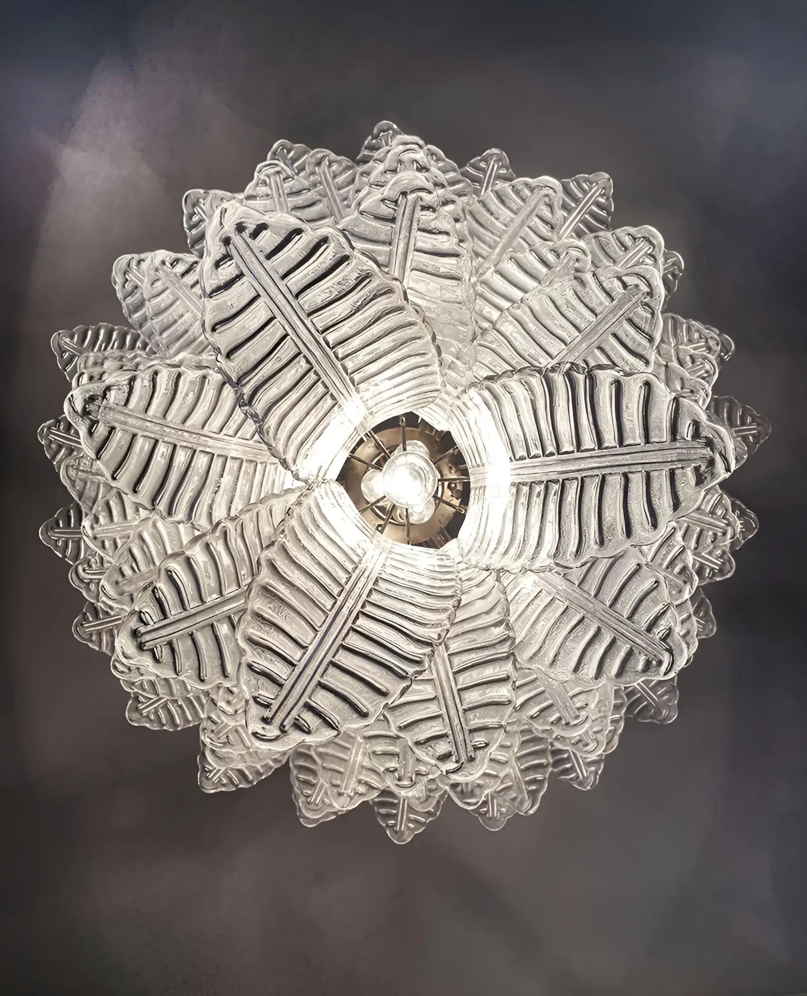 Gorgeous Murano Felci Transparent Glass Chandelier product image