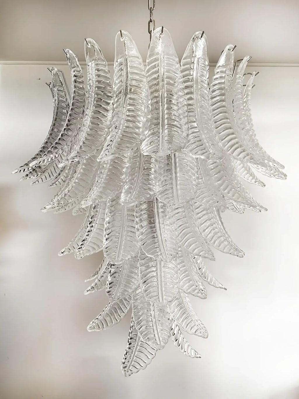 Gorgeous Murano Felci Transparent Glass Chandelier product image