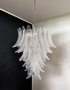 Gorgeous Murano Felci Transparent Glass Chandelier product image