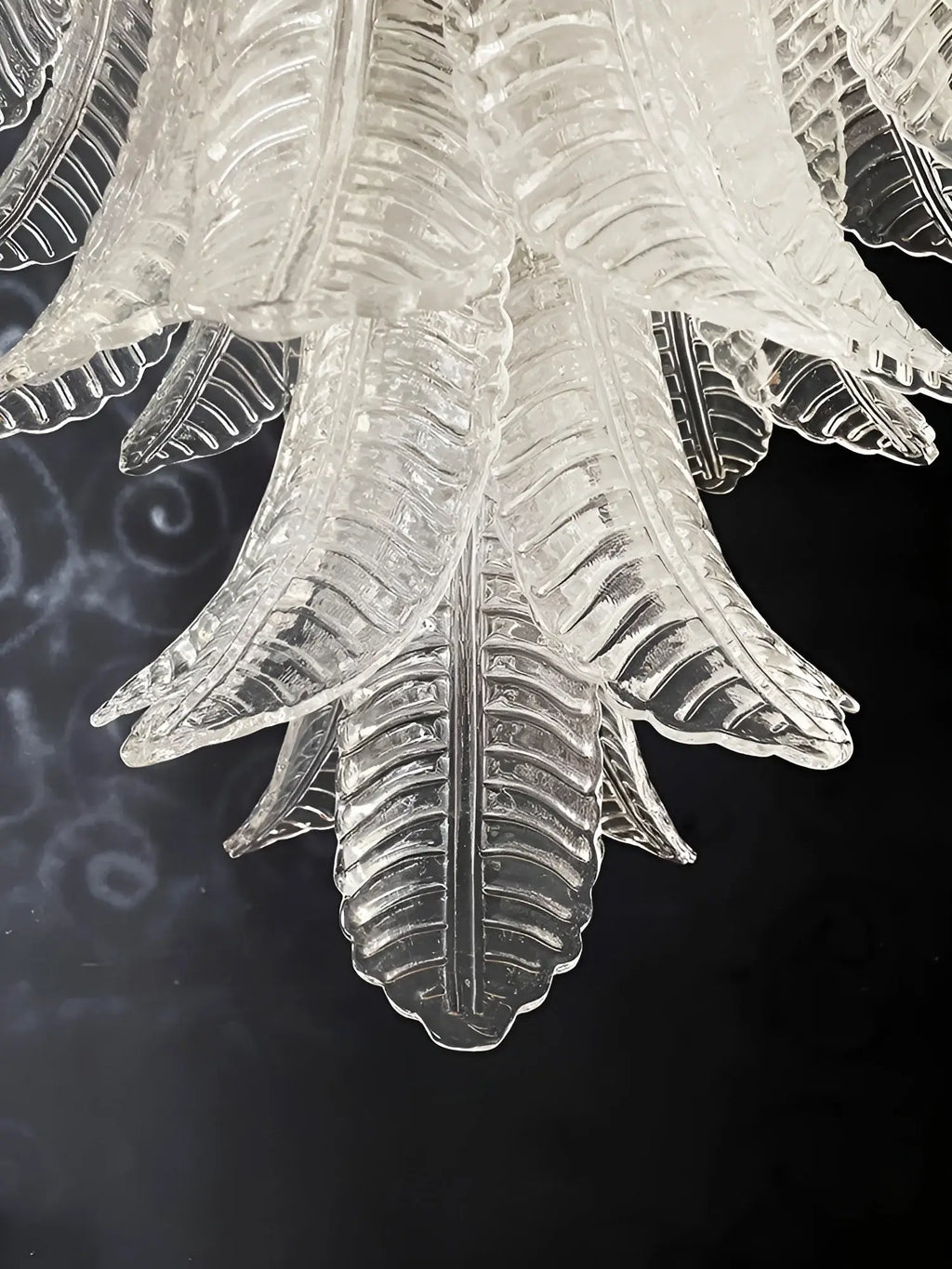 Gorgeous Murano Felci Transparent Glass Chandelier product image
