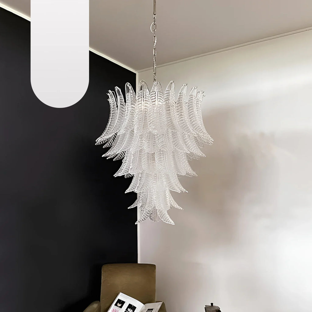 Gorgeous Murano Felci Transparent Glass Chandelier product image
