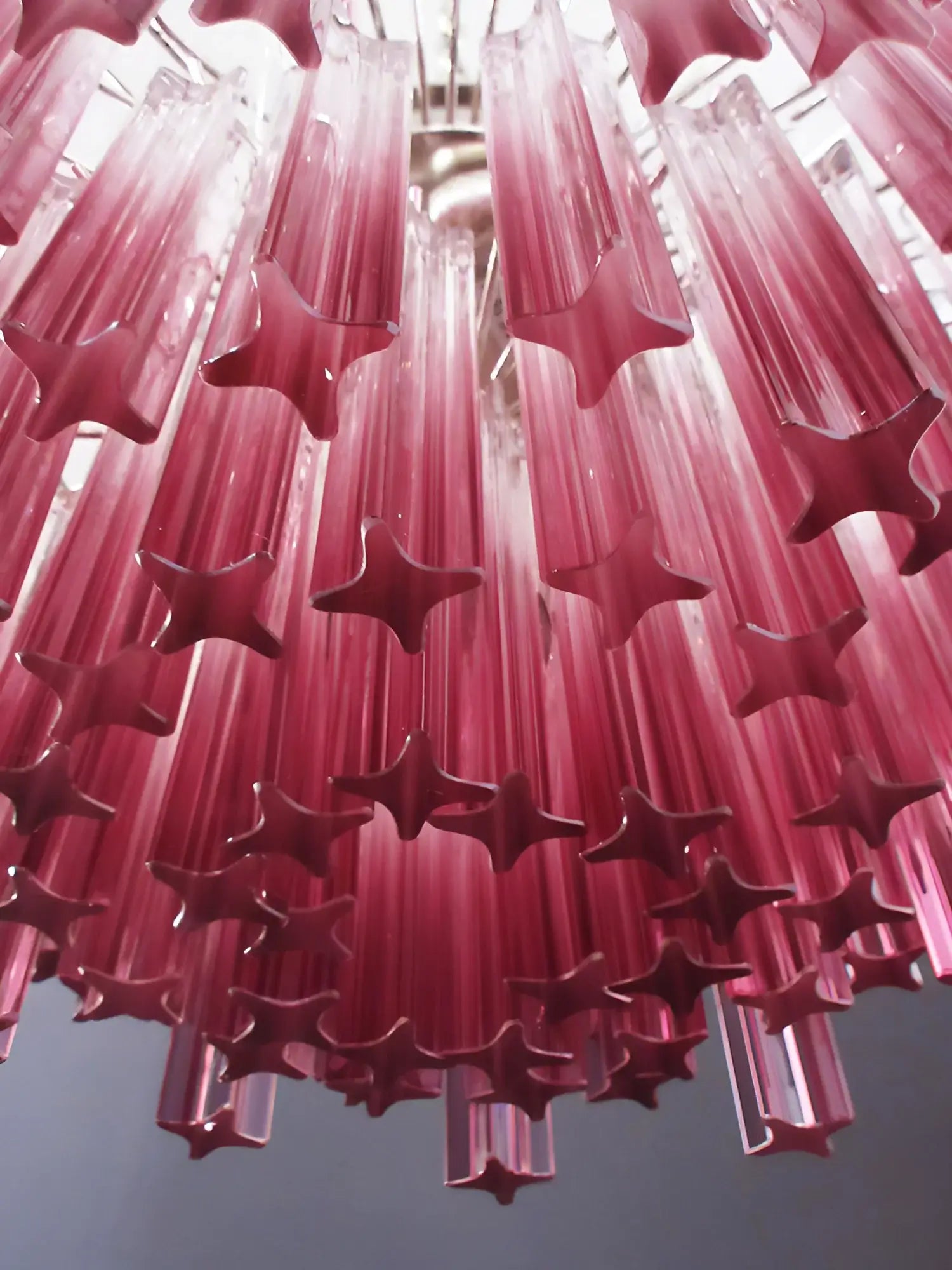 Gorgeous Murano Quadriedri Prisms Chandelier product image