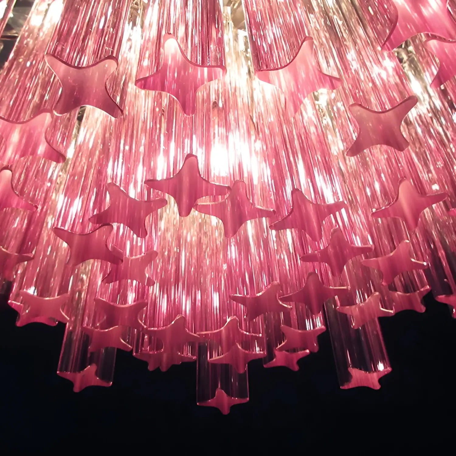 Gorgeous Murano Quadriedri Prisms Chandelier product image