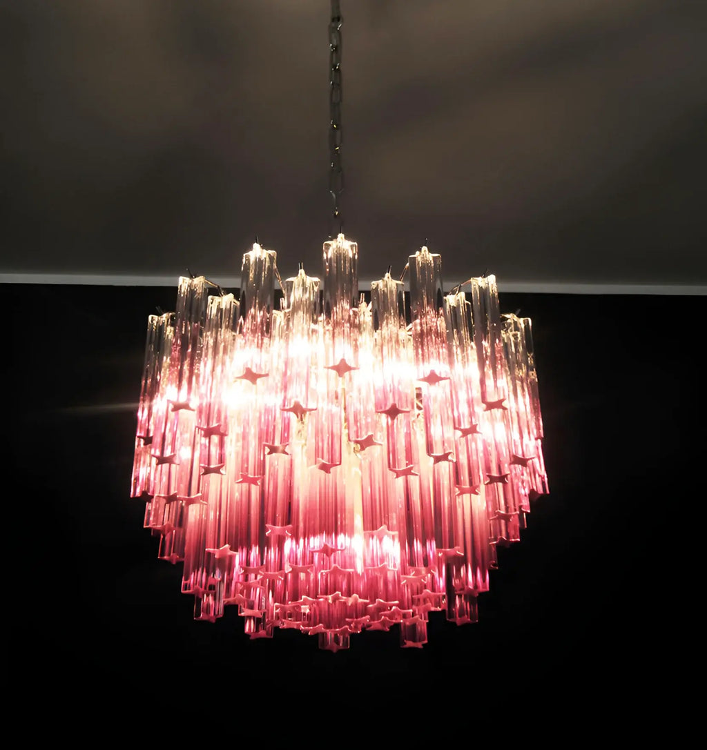 Gorgeous Murano Quadriedri Prisms Chandelier product image