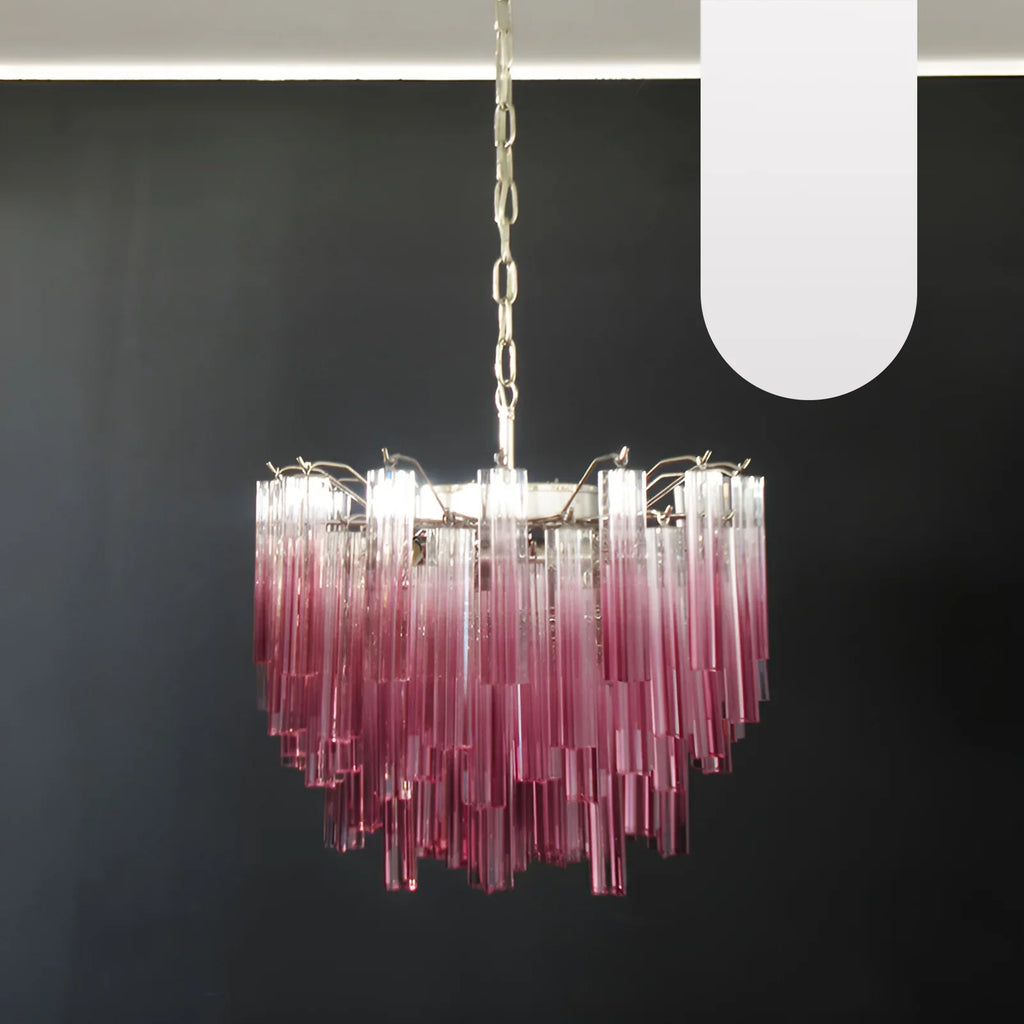Gorgeous Murano Quadriedri Prisms Chandelier product image