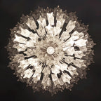 Gorgeous Murano Quadriedri Prisms Transparent Chandelier product image