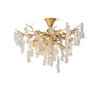 Grape Branch Crystal Chandelier by Bling Lighting Studio