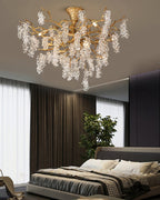 Grape Branch Crystal Chandelier by Bling Lighting Studio