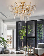 Grape Branch Crystal Chandelier by Bling Lighting Studio