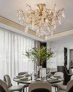 Grape Branch Crystal Chandelier by Bling Lighting Studio
