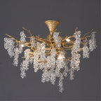 Grape Branch Crystal Chandelier by Bling Lighting Studio