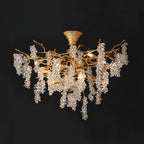 Grape Branch Crystal Chandelier by Bling Lighting Studio