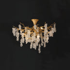 Grape Branch Crystal Chandelier by Bling Lighting Studio