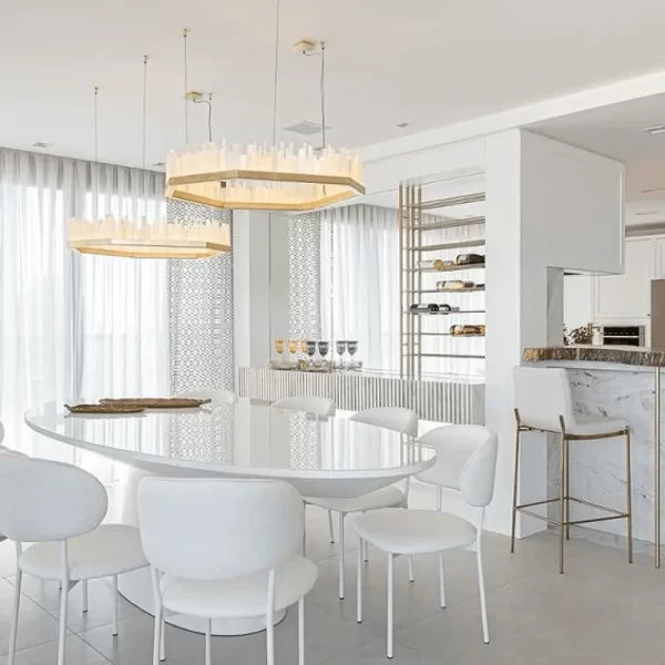 Selenite LED Chandelier San Francisco