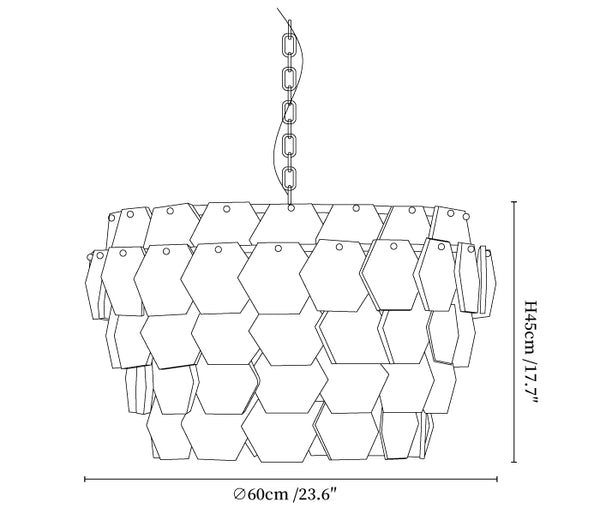 Hexa Cloud Pendant Light