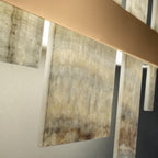 Honice Flake LED Alabaster Chandelier by Bling Lighting Studio