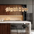 Honice Flake LED Alabaster Chandelier by Bling Lighting Studio