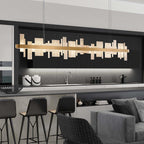 Honice Flake LED Alabaster Chandelier by Bling Lighting Studio