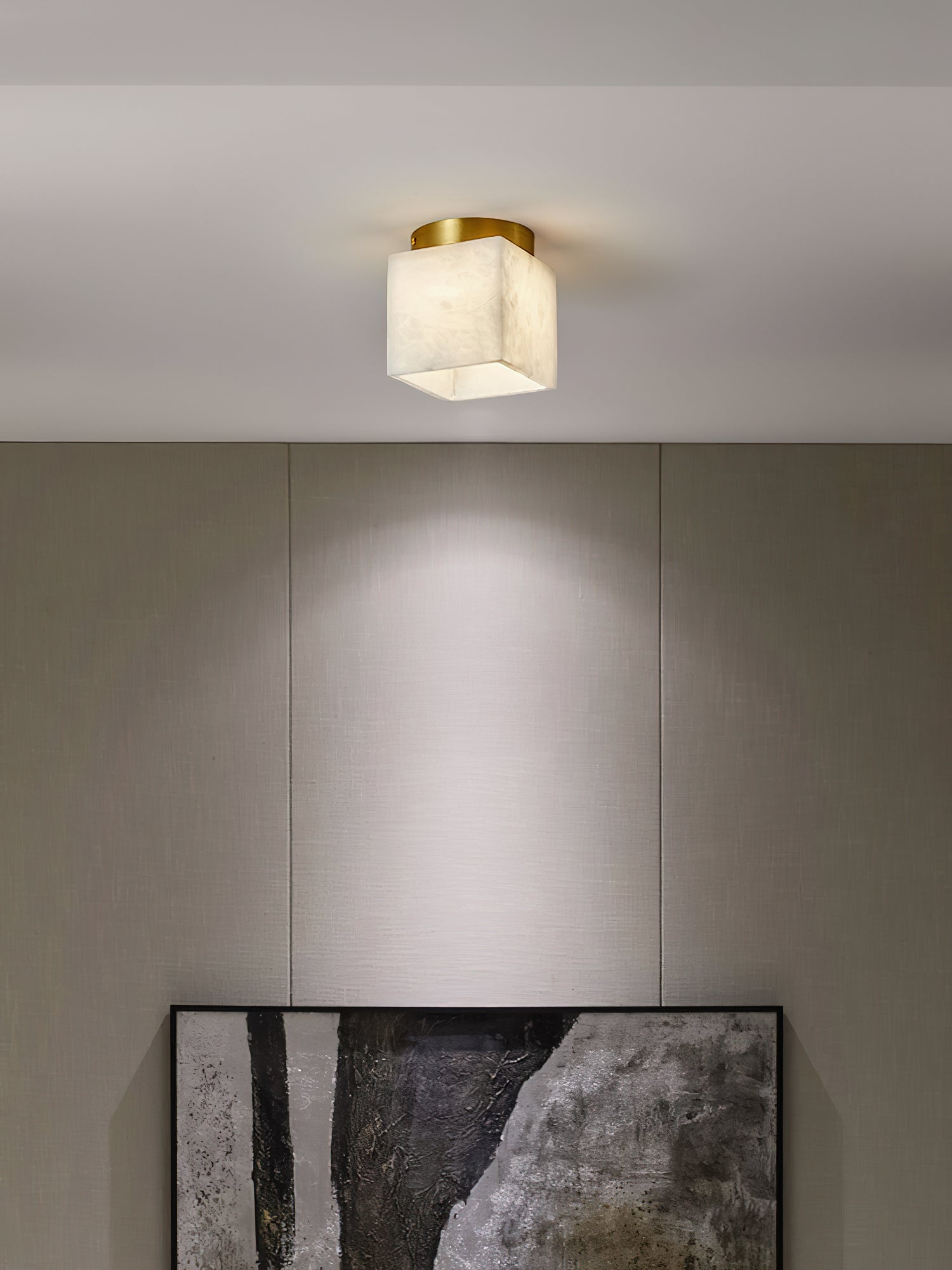 Budnick Alabaster Ceiling Light