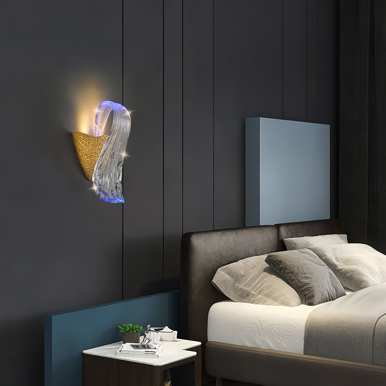 Icarus Daedalus Branch Wall Sconce by Bling Lighting Studio