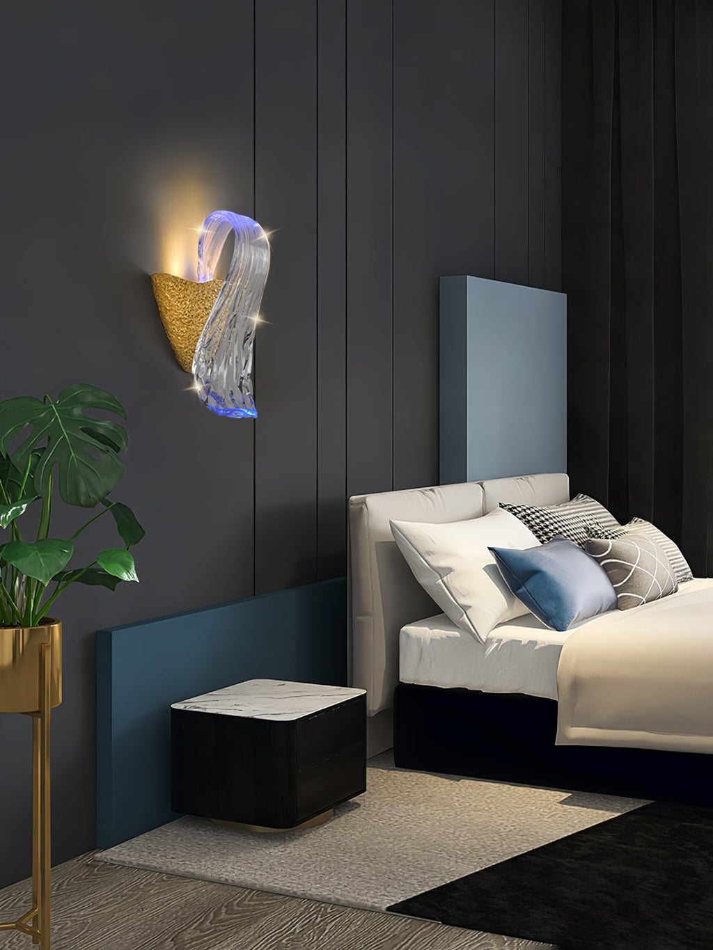 Icarus Daedalus Branch Wall Sconce by Bling Lighting Studio